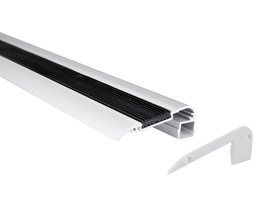 Анодированный канал 6063 68x24.6mm профиля света СИД алюминиевый для края шага