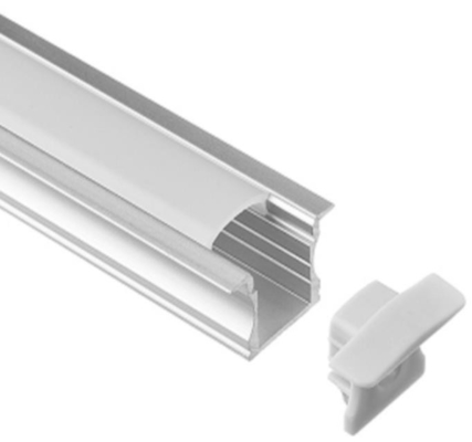 Утопленный профиль 25 x 14.5mm RoHS света СИД держателя алюминиевый